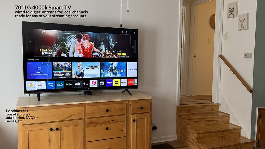 70" vivid color LG Smart tv