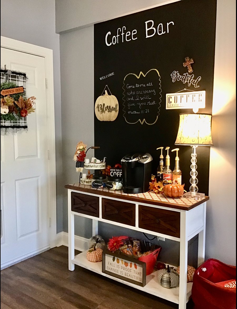 You are welcome to use the Keurig or bring your own coffee maker.