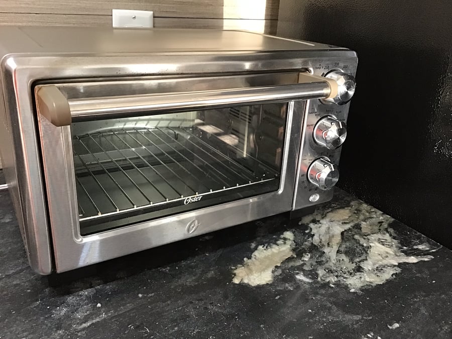Small toaster oven.