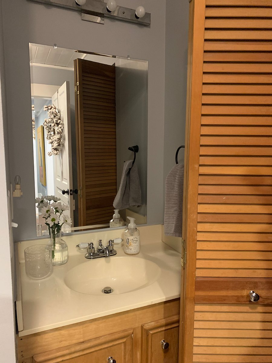 Bathroom within original studio offering.
