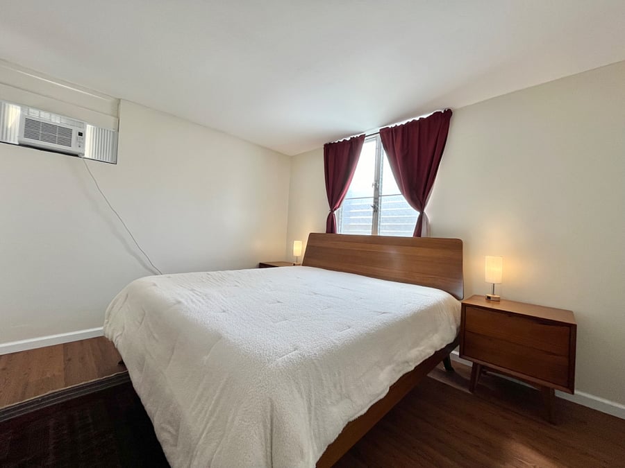 Master Bedroom with window a/c