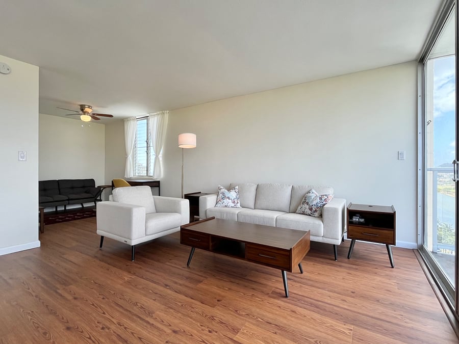 Living Room with Bonus Area
