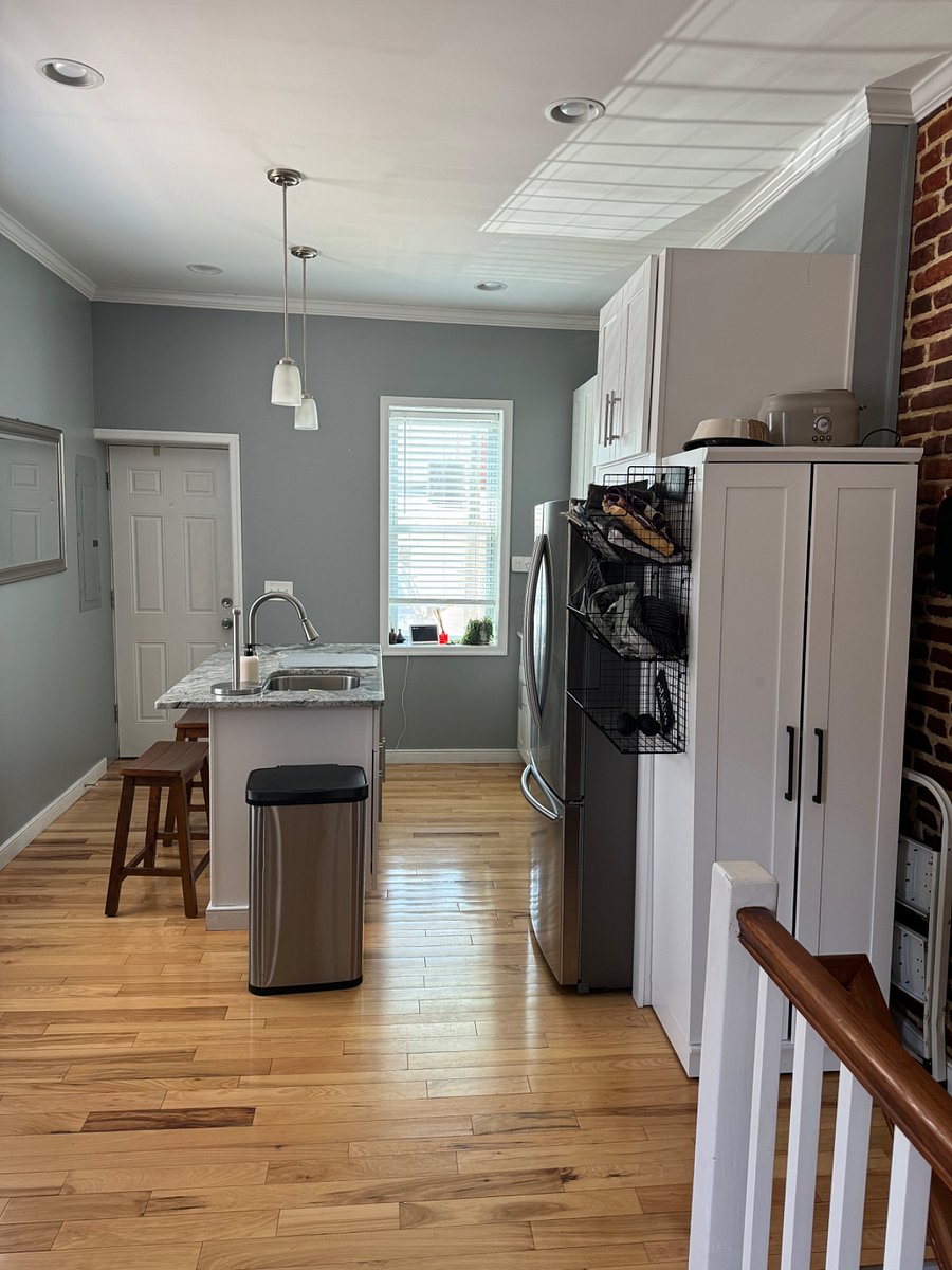 Kitchen and Door to Parking Pad