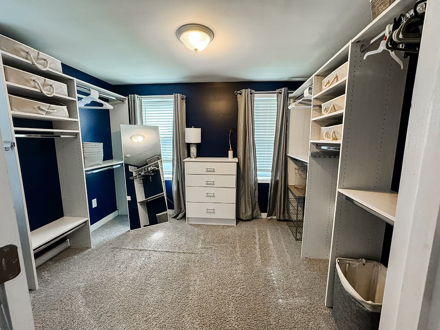 Bedroom 2 - Converted into a Walk-In Closet