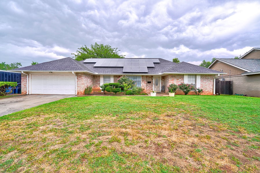 Large ranch style home all one level.