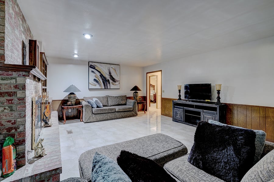 Huge family living area. 
