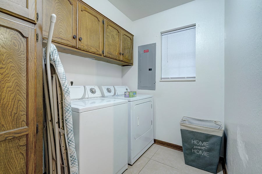 Laundry room available for your daily use.