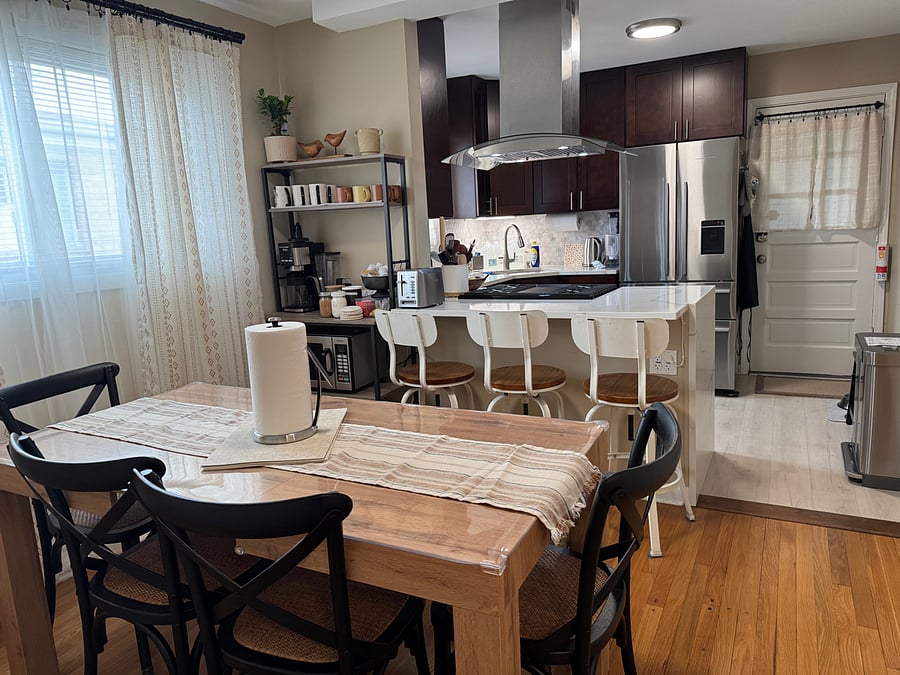 dining room, kitchen view
