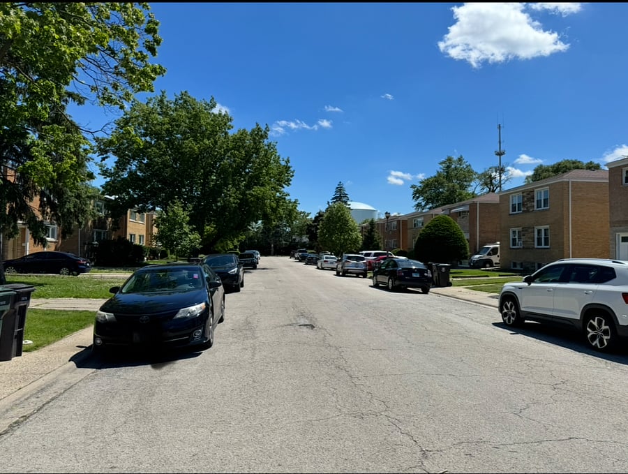 Street view during summer