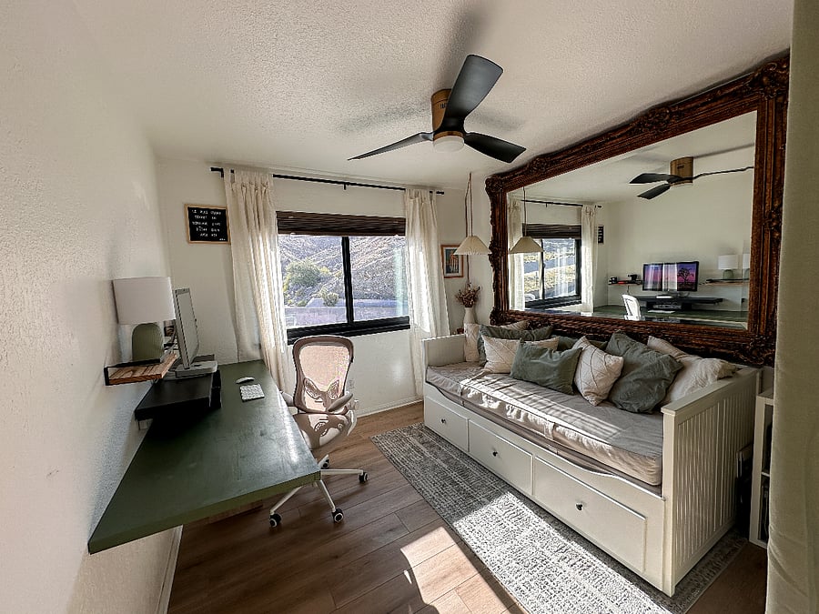Guest Bedroom with a desk