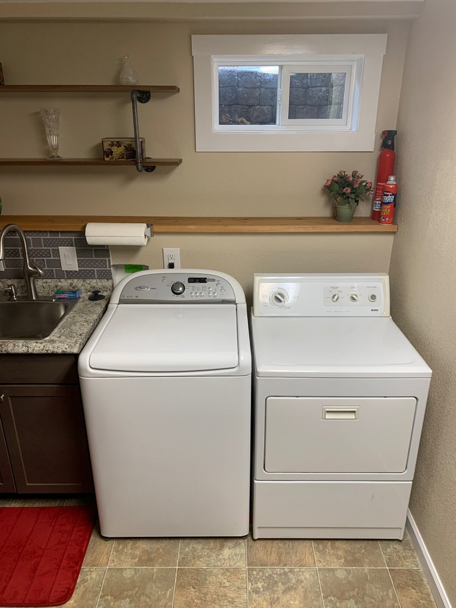 Washer and Dryer in the unit.