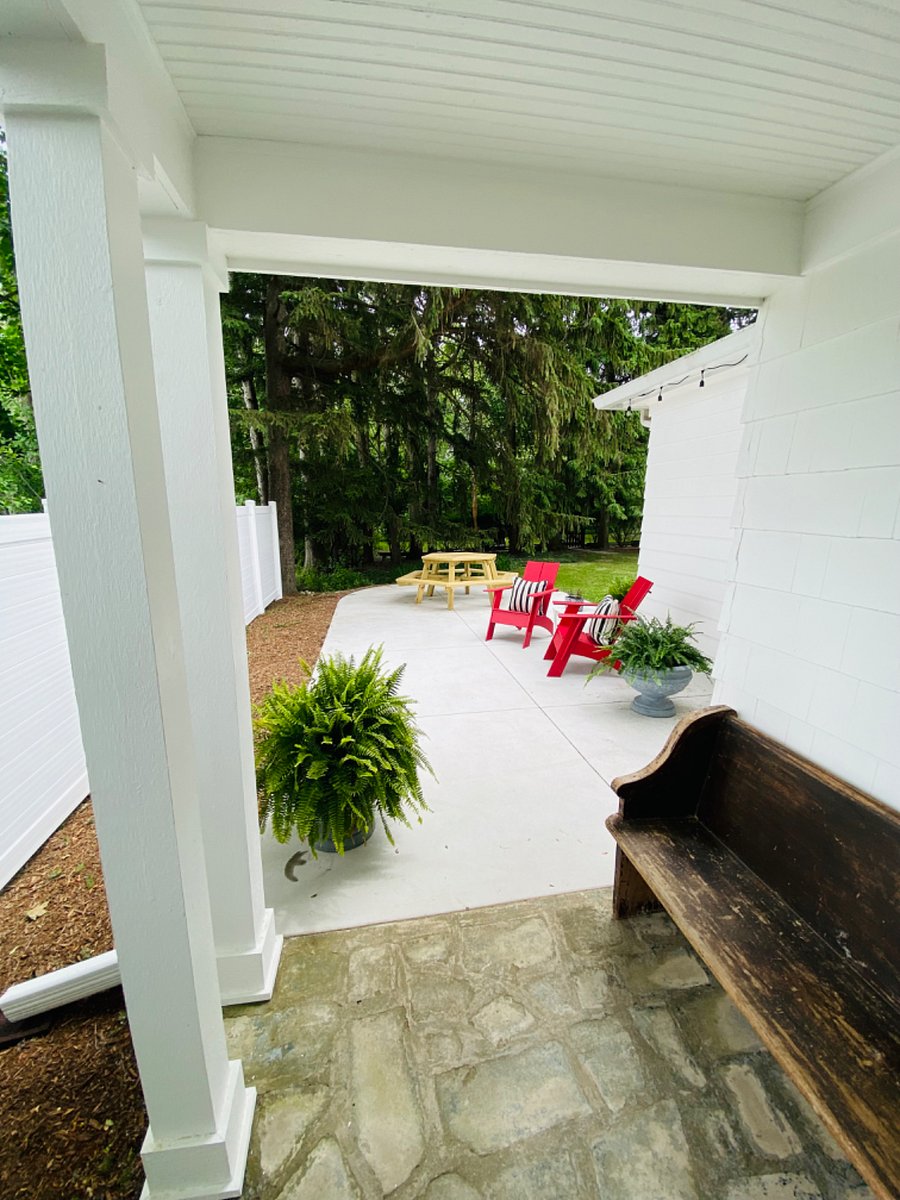 The back patio is just a short walk from the front driveway or accessible through the living room door, providing a seamless transition to your outdoor oasis.