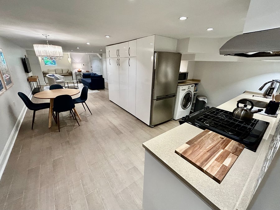 Kitchen area.