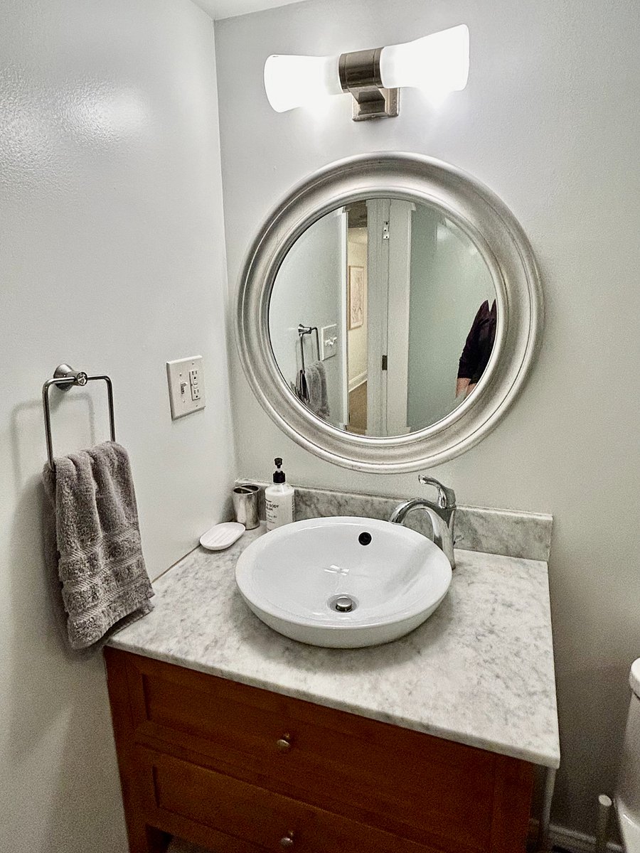 Bathroom sink.