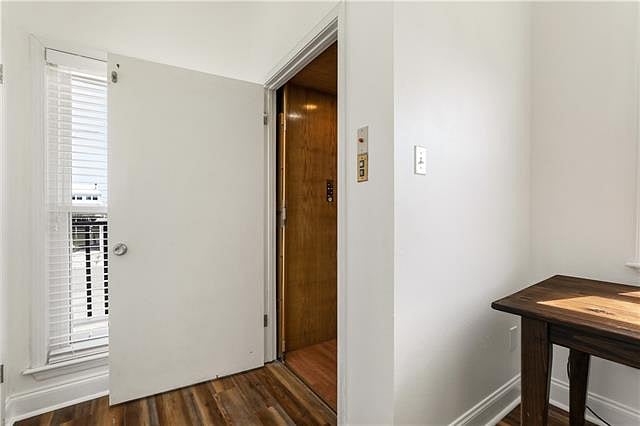 Elevator entrance.