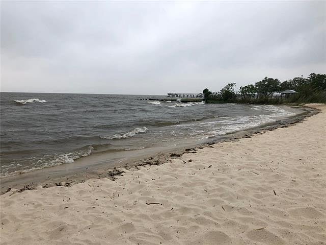 Neighborhood sand beach.