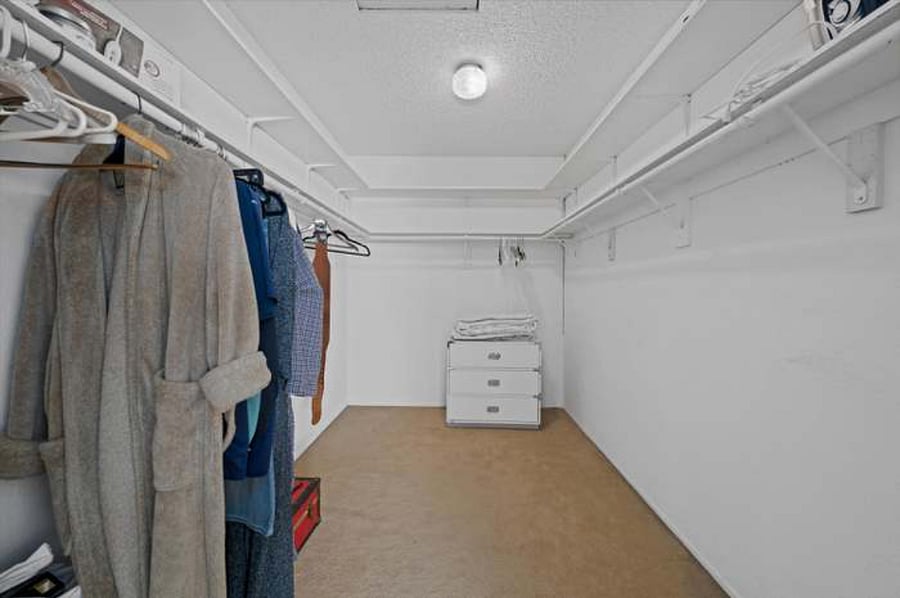 Master walk in closet
