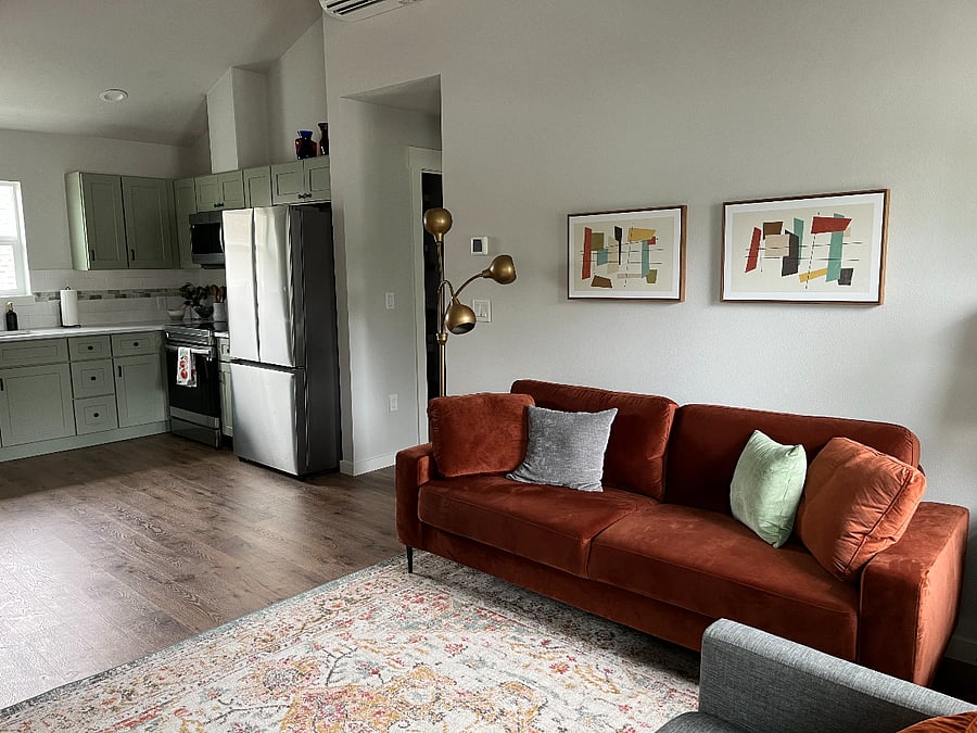 Another view of the living space.