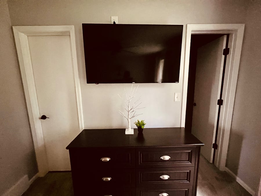 Sign in and indulge in tour favorite series from the comfort of this cozy room.