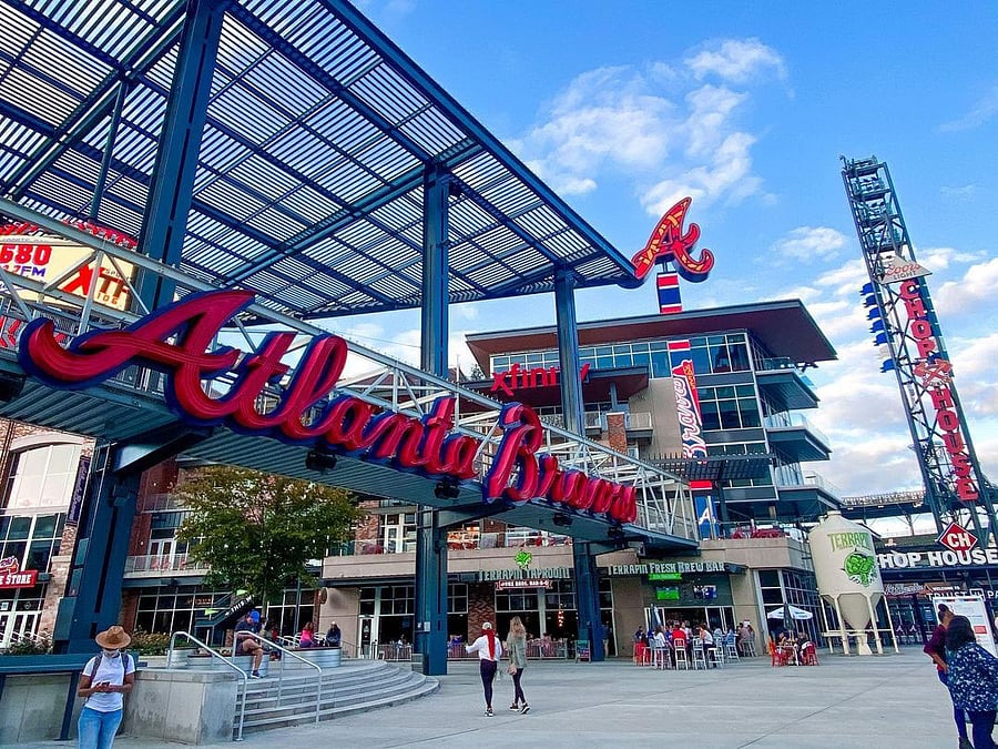 Enjoy a game or social activities at the Battery home of the BRAVES!