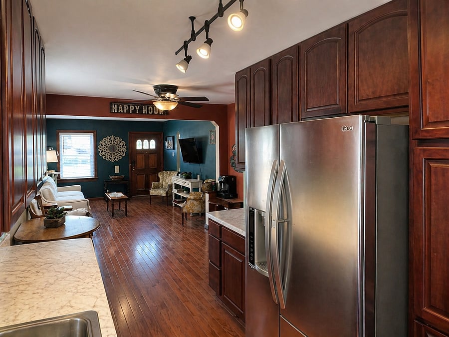 Kitchen - Dining - Living Room