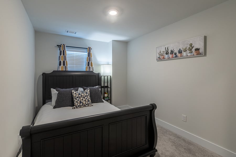 Second bedroom with queen-sized bed.