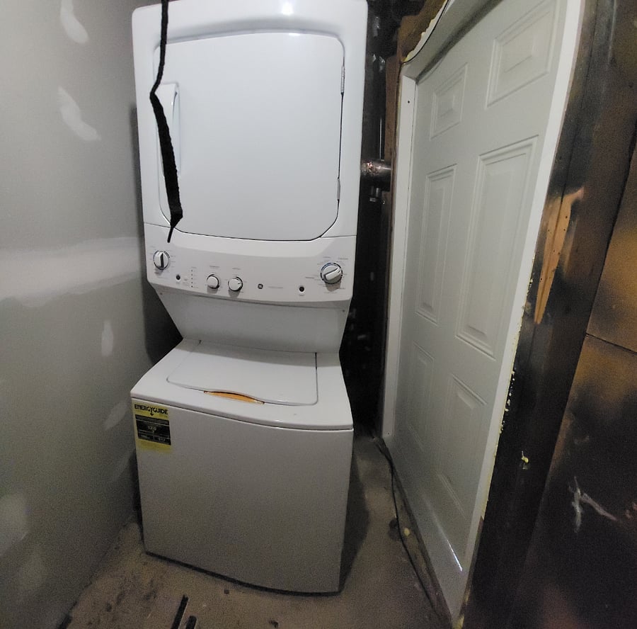Laundry Room almost ready. It will be installed and tested before rental.
