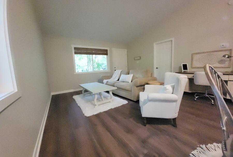 Living Room - 60" Smart TV and stand will be on left wall, across from sofa