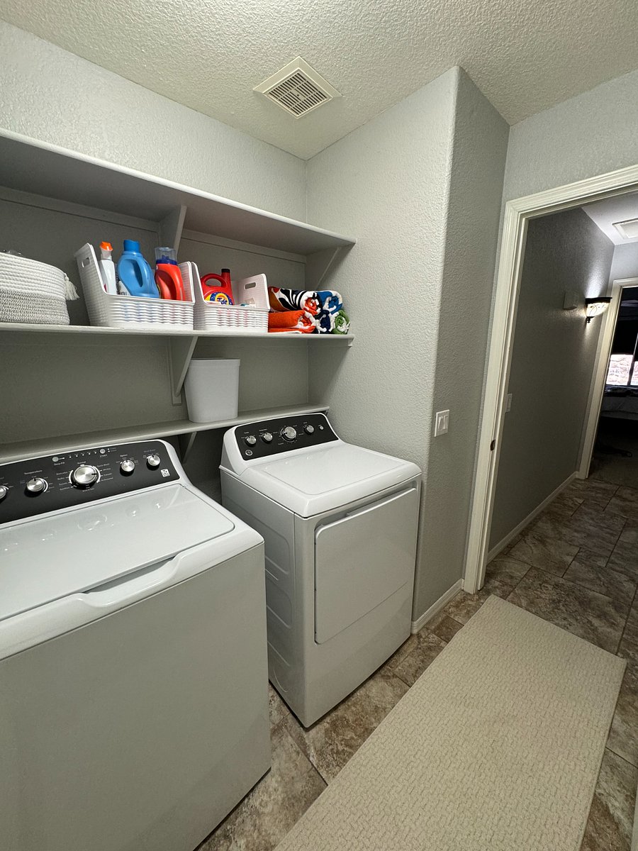 New washer and dryer