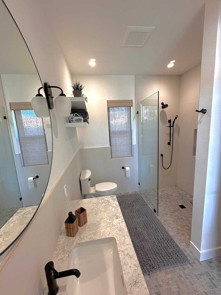 Second bathroom - with walk-in shower.