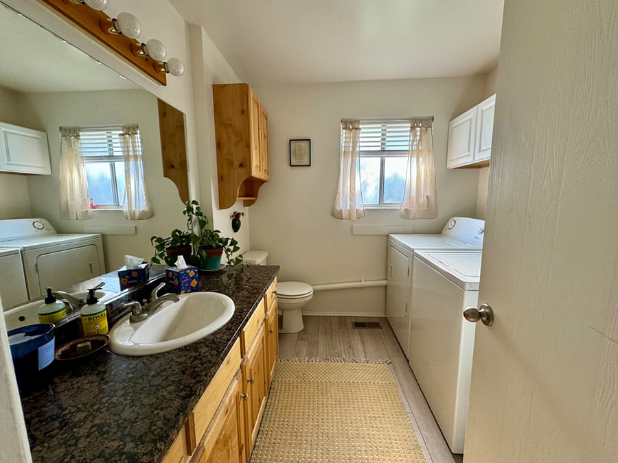 Laundry room/half bath 