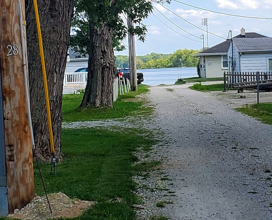 Area to launch watercraft