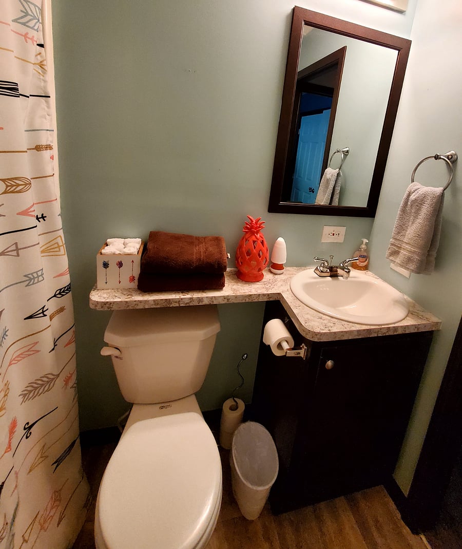 Shared bathroom