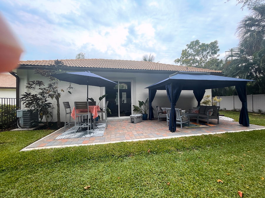 Back patio