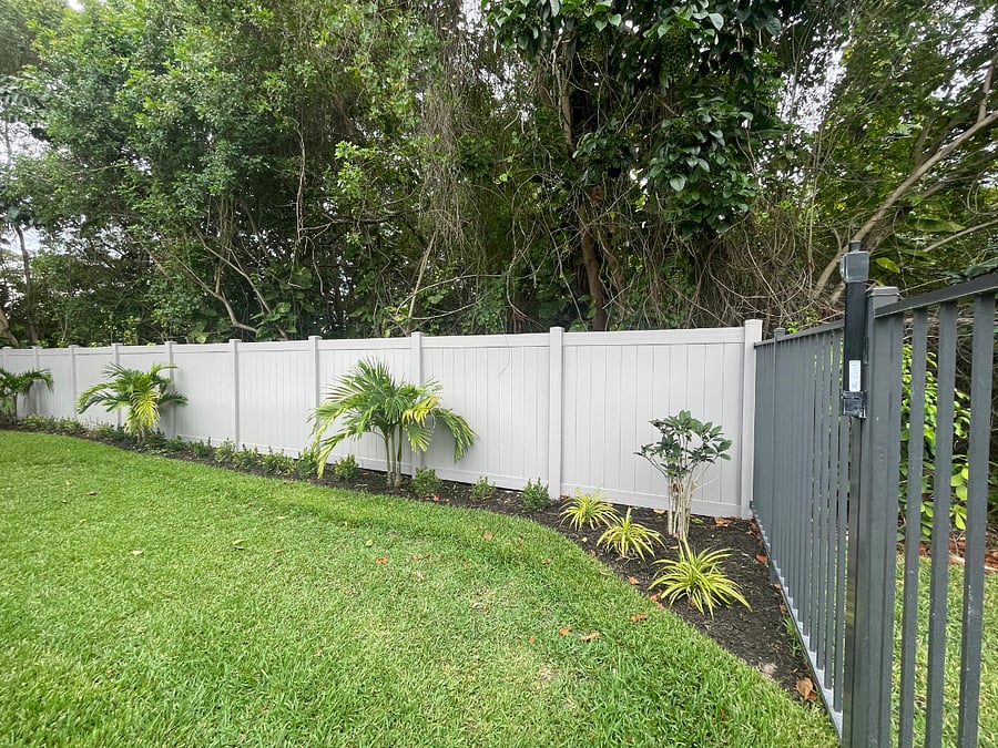 Well manicured lawn