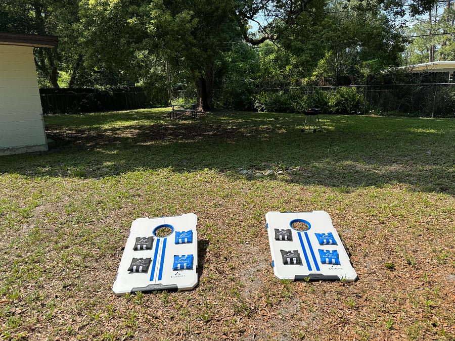 Corn hole fun