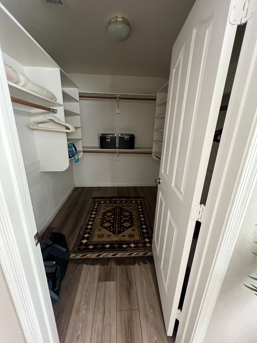 Walk-in Closet - Primary Bedroom