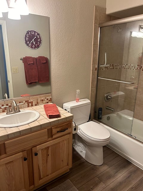 Guest Bath-Across the hall from two bedrooms
