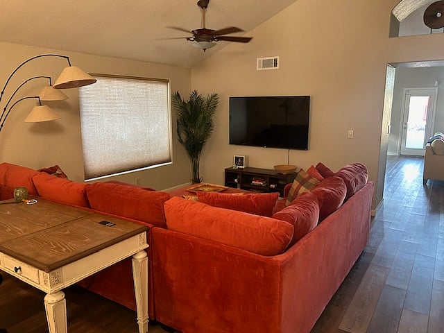 Oversized Sofa and 65" Smart TV