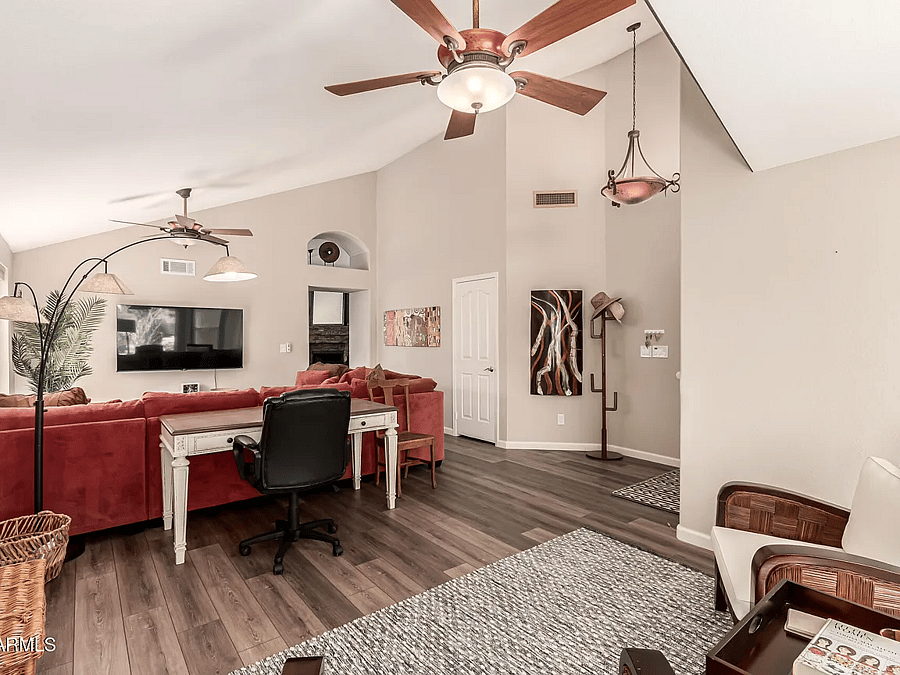Living Room/Office Workspace
