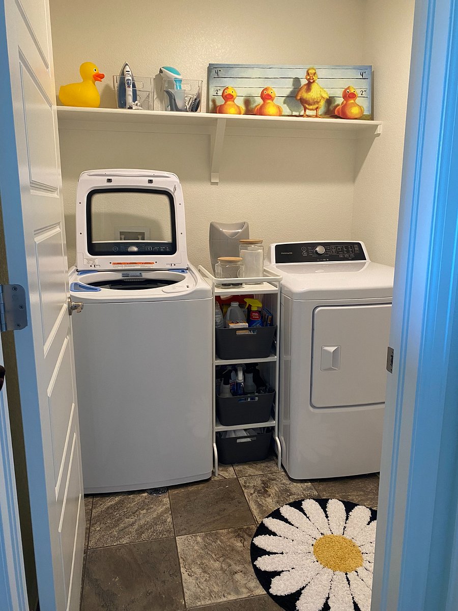 Laundry Room on the 2nd Floor.  Iron and Steamer available for use.