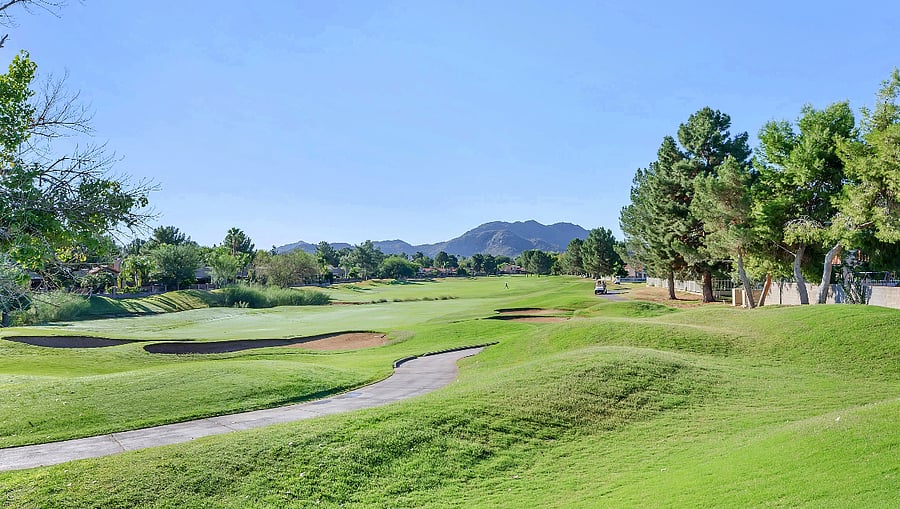 Stonecreek golf course. Right next door and the partial view from the patio. 