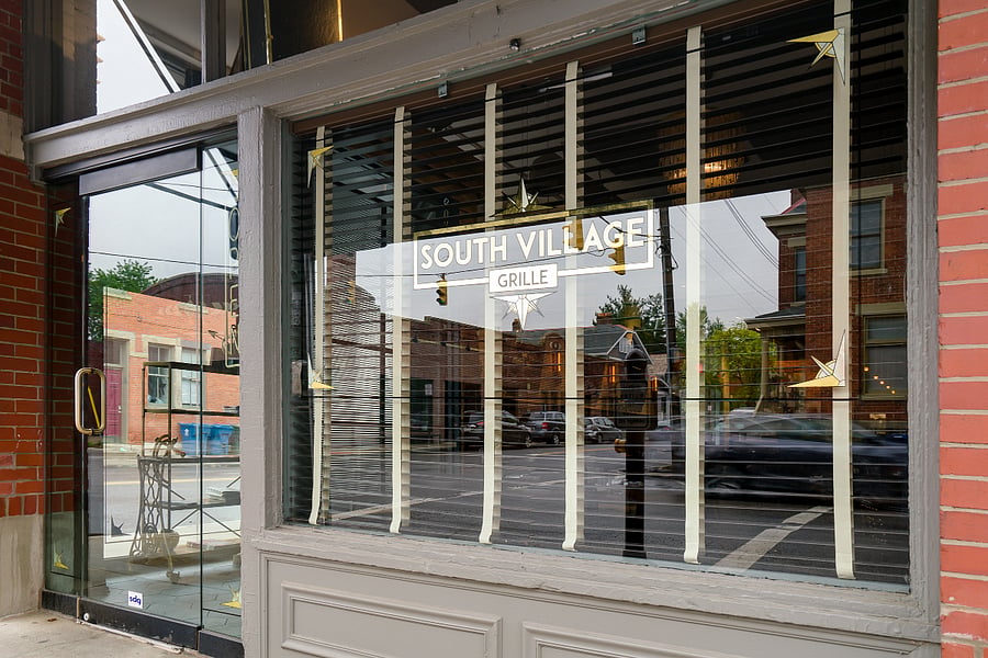 South Village Grill, 1 block away.