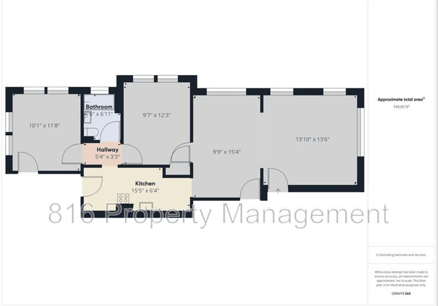 This layout highlights how the space is laid out for your stay.