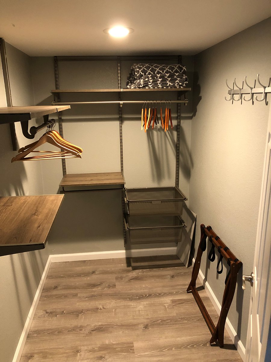 Closet in bedroom.