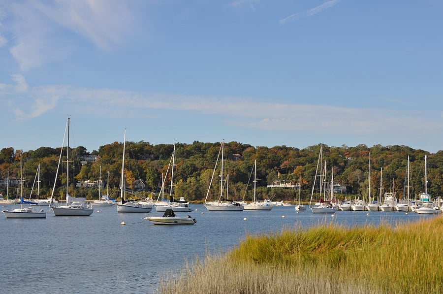 Port Jefferson Village  5 minutes away.