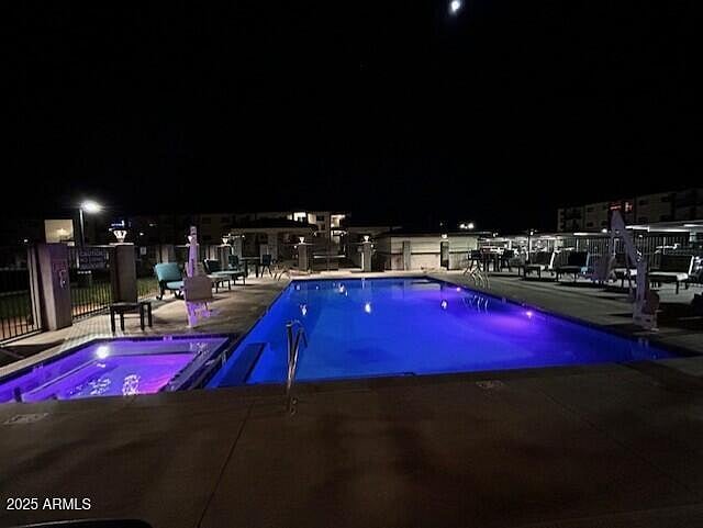 Beautiful community pool next to clubhouse
