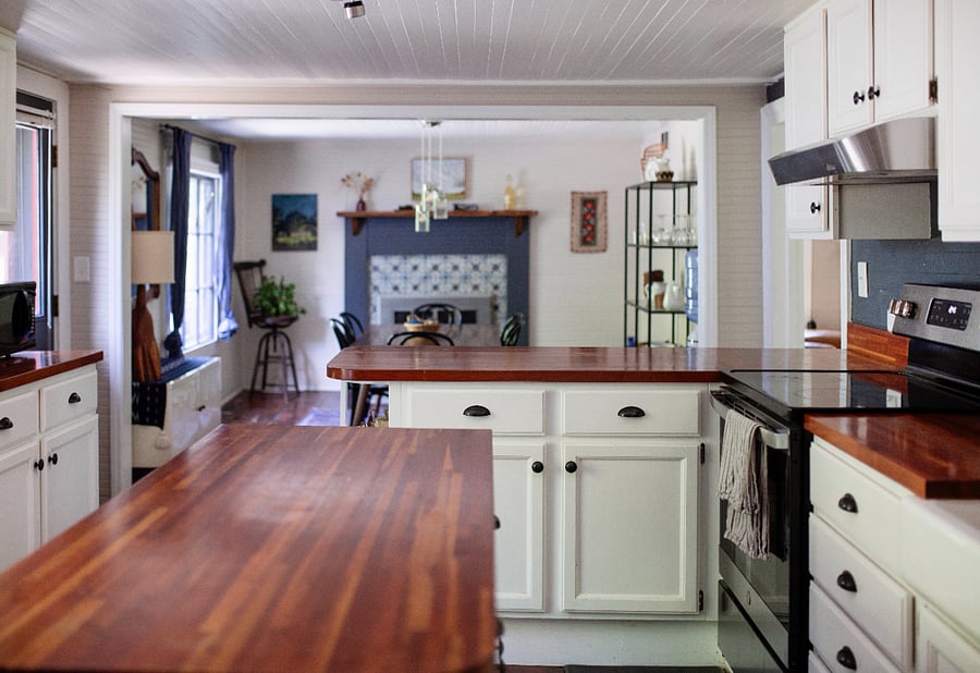 Kitchen and dining room