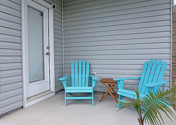 Adirondack Chairs to Enjoy Sunset and relaxation on Patio