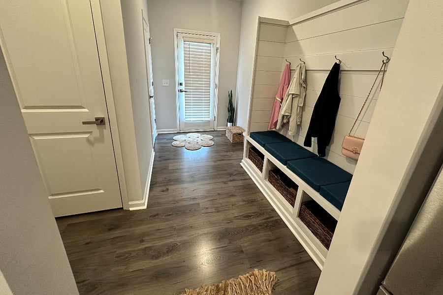 Landing Area/Mud Room right off Garage and backdoor entrance